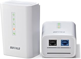 BUFFALO 11n/g/b 無線LAN親機 PLCアダプター機能 2台 【Wii U動作確認済み】 WPL-05G300/2