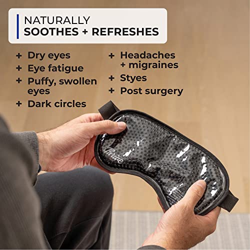 Thrive Hot & Cold Gel Bead Eye Mask/Sleep Mask - Fsa Hsa Approved - Reusable Gel Bead Ice Pack Provides Ice And Heat Pain Relief For Head, Migraines, Puffy Eyes, Beauty, Relaxing, And Sleep #TOP2