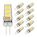 Produktbild EKSAVE 2W G4 LED-Lampen, weiß, 150LM, Ersatz von 15W-Halogenlampen, G4-Mini-Kapselbirnen (10 Stück, 6000K)