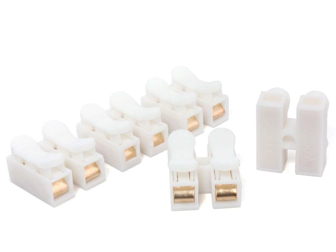 Amazon.co.jp: 高導電タイプ 2P[2極] プッシュ式 ワンタッチ 中継