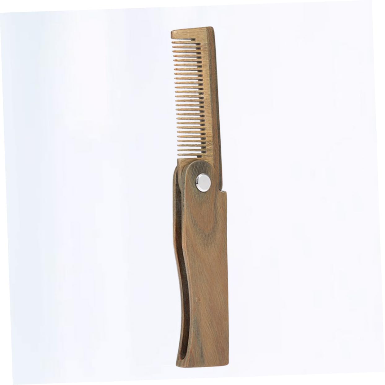 Ipetboom Portable Beard Styling Comb Tool Wooden Beard Brush Men's Grooming Kit Gentle Care Tools