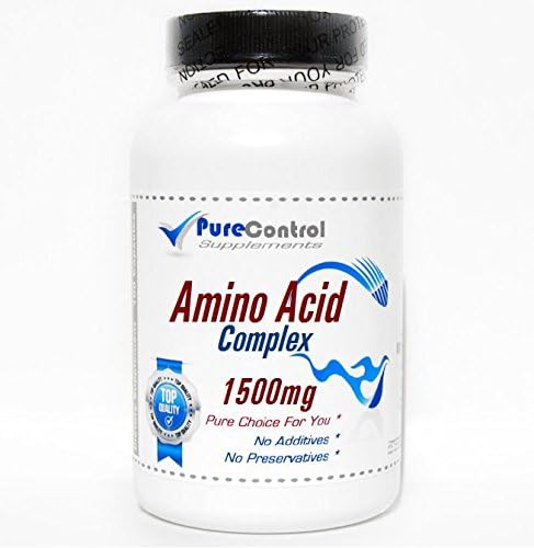 Amino Acid 1500mg Complex // 200 Capsules // Pure // by PureControl Supplements