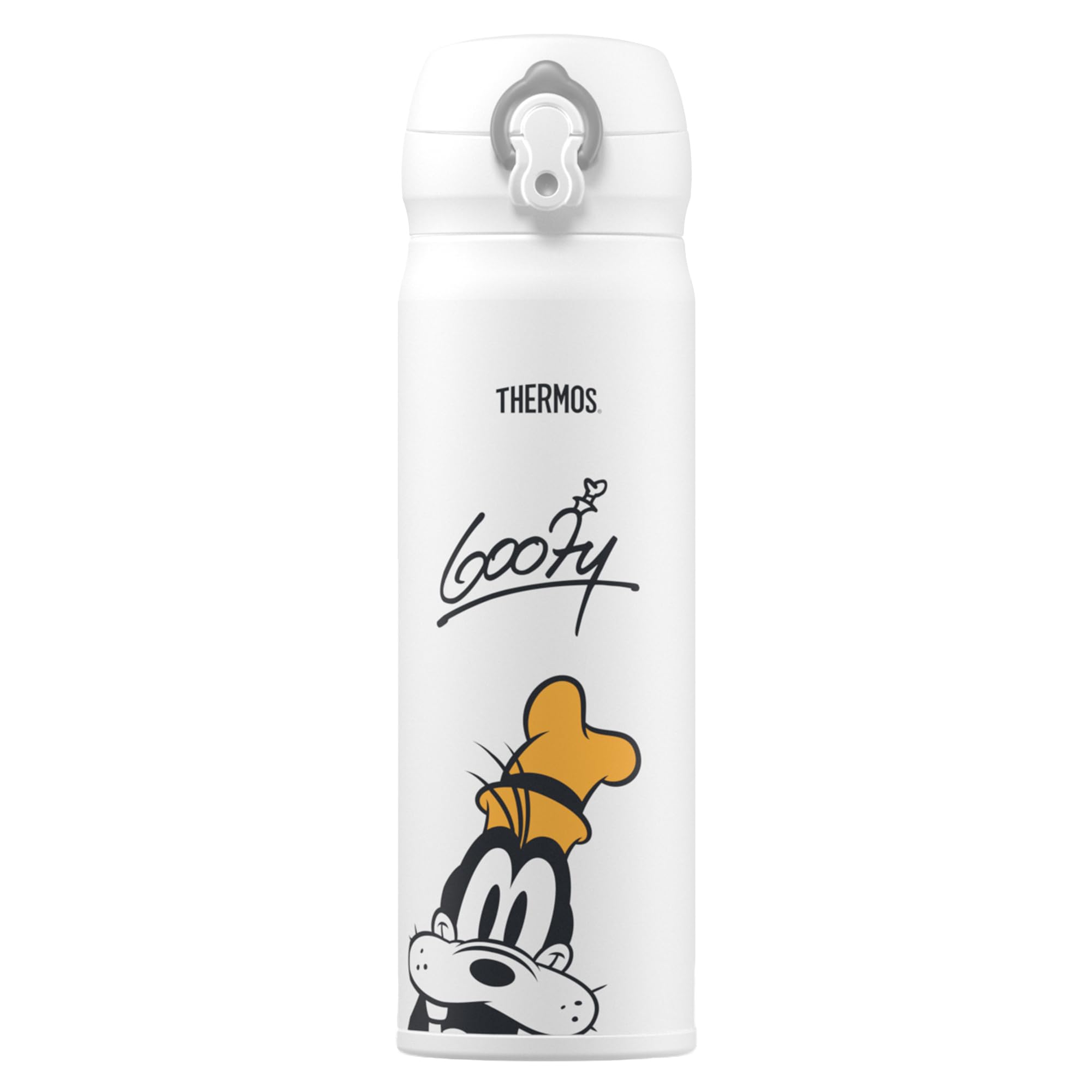 Thermos Disney Goofy Signature Direct Drink Flask 470ml - Stainless Steel - White