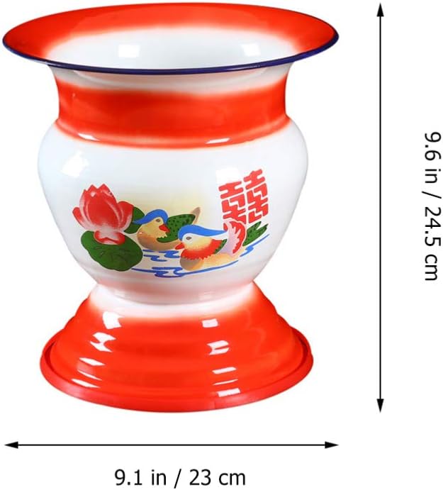 Portable Toilet Portable Toilet Chamber Pot Bed Pan Potty Urine Buckets Universal Night Pot Suitable for Pregnant Women Elderly Children Urine Bucket Red