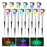 Regalos para las fiestas: Las decorativas Farolas Solares Exterior para jardín son el regalo perfecto para madres, padres, familiares, amigos y parientes, perfecto para bodas, fiestas de cumpleaños, fechas o cualquier fiesta.