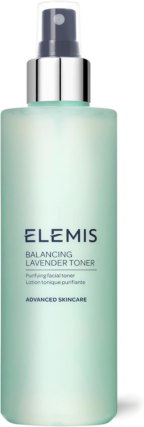 Elemis Balancing Lavender Toner, Tonico Purificante Per Il Viso, Senza Alcool, Purifica, Lenisce E Riequilibra, Tonico Del Ph, Idrata, Favorisce L'assorbimento Della Crema Idratante, 200ml