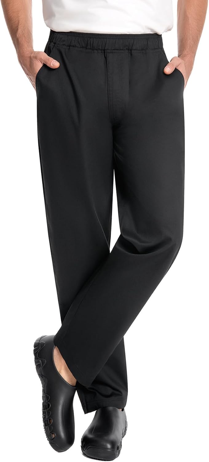 Chef Pants for Men Works wear with Side Mesh Vents