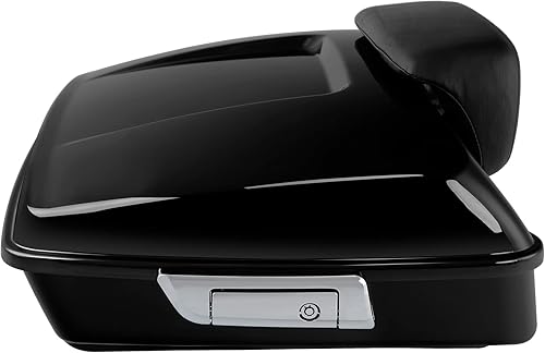 Miniatura 2 de TCMT - Caja de maletero de motocicleta modificada con respaldo para Harley Davidson 2014-2025 Touring CVO Road King Road Glide Street Glide Electra