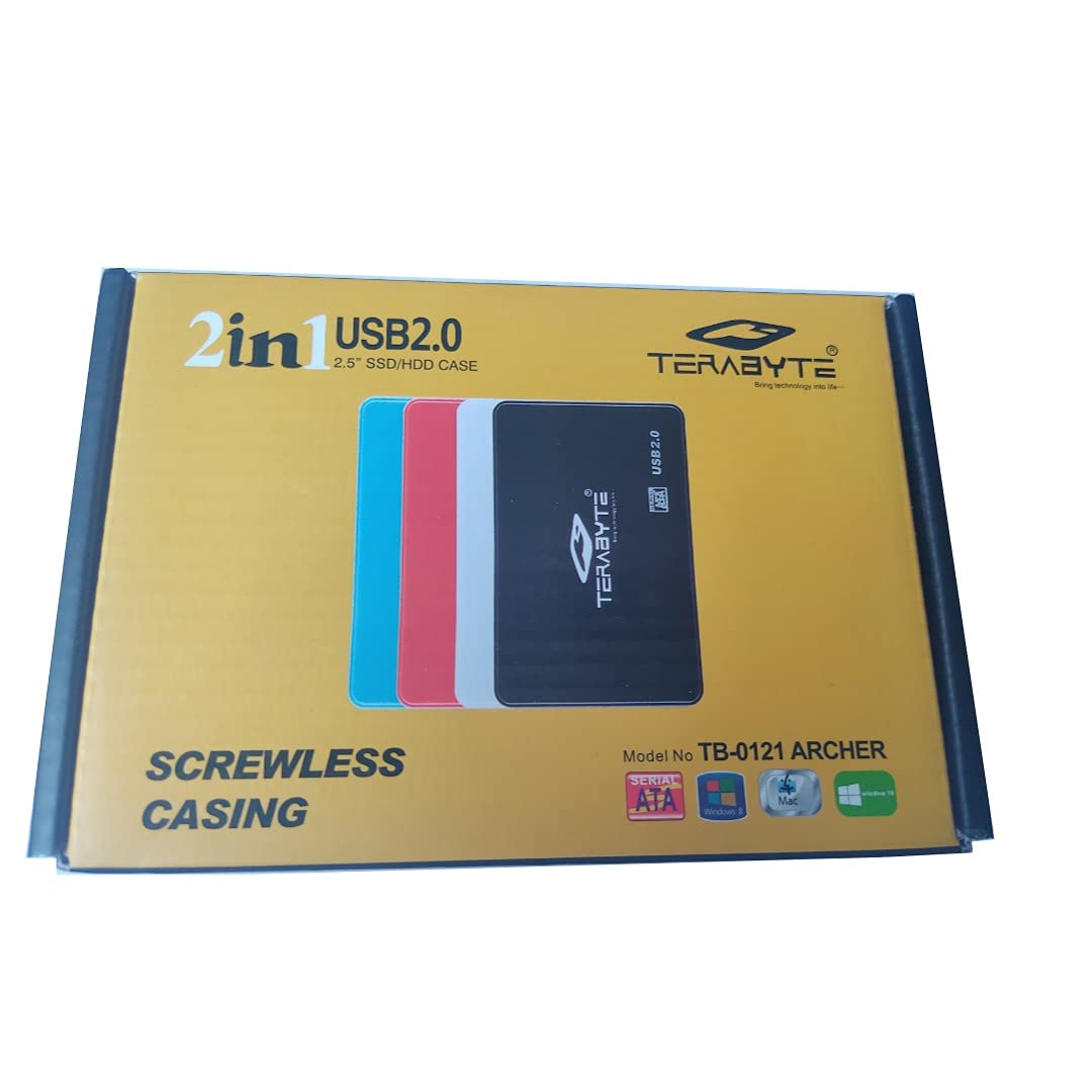 StoreIN Terabyte 2.5 USB 2.0 (2 in 1) SSD/HDD Screwless Laptop and Desktop Casing Hard Disk Encloser (Size 2.5 inch) (B097J2JFF8) Amazon Price History, Amazon Price Tracker