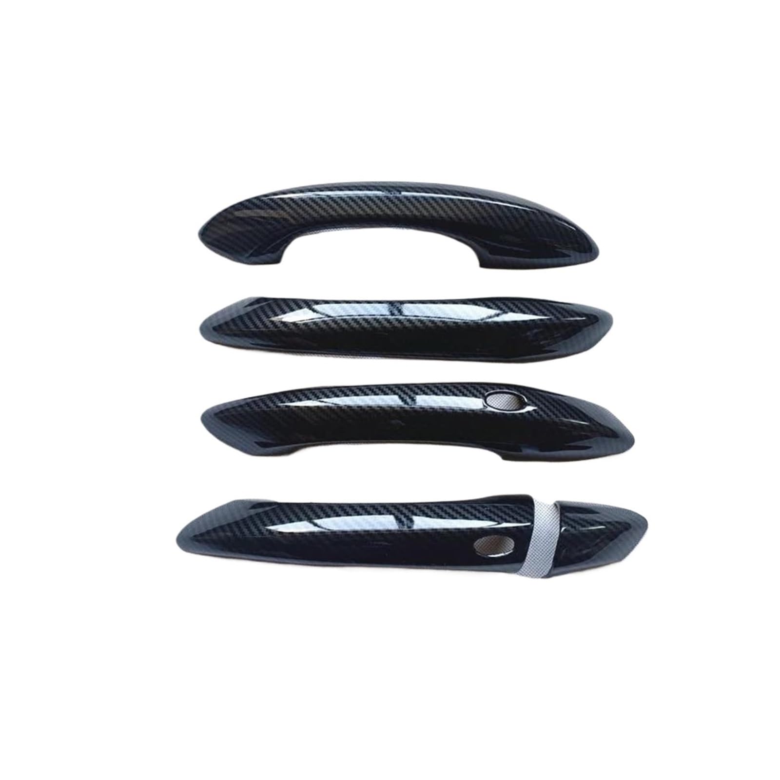 Hckclmbmzw Carbon For Hyundai For Tucson 2021 2022 2023 Nx4 Exterior Door Handle Cover Trim Plastic Chrome Imitation Accessories Door Handle Cover(Carbon)