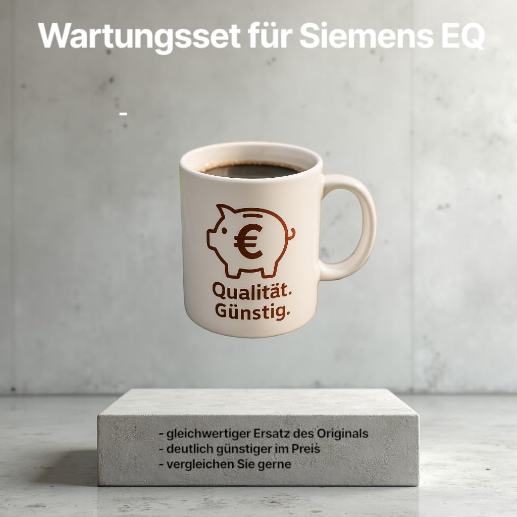 Wąż silikonowy, zestaw konserwacyjny do Siemens EQ.3 S100 S300 S500 / EQ.9 s300 S500 S700 S900 / & Bosch VeroCup 100 300 - wąż do parzenia - część zamienna do ekspresu do kawy – stabilny, elastyczny i