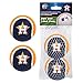 Pets First MLB Houston Astros Tennis Balls for Dogs & Cats - 2 Piece Set with Team Logo in Vibrant Team Color