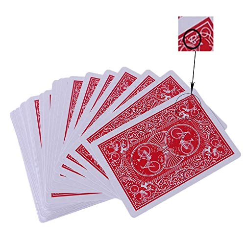 Ximimark 1Set Secret Marked Poker Cards See Through Playing Cards Illusion Gimmick Magic