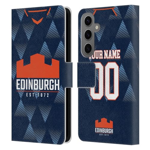 Coque en cuir Edinburgh Rugby pour Samsung Galaxy S25 par Head Case Designs