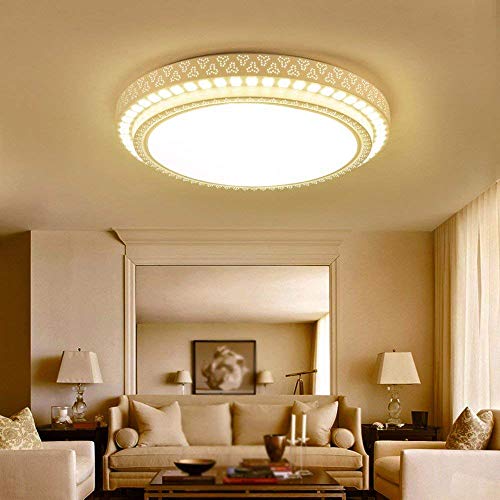 Lumière chaude salon et restaurant plafonnier moderne LED GZZ extérieur 51cm