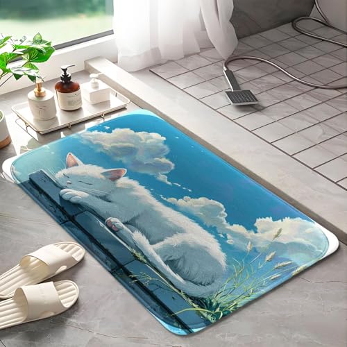 Tapis de bain pour sol mouillé mousse mémoire de forme antidérapant - 3