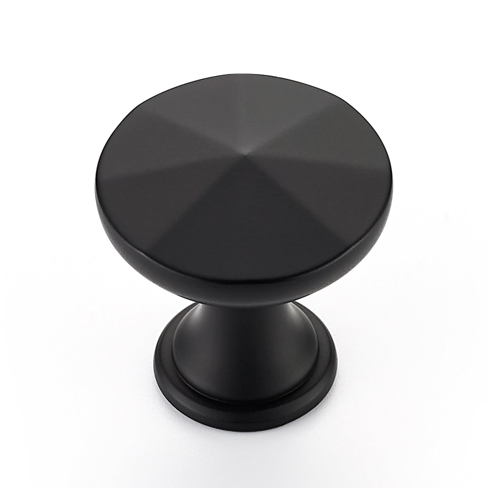 Boutons d'armoire de cuisine JOY DECOR lot de 15 poignées en métal noir mat