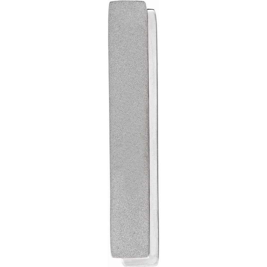 Krawattennadel aus 925er-Sterlingsilber, poliert, für Herren