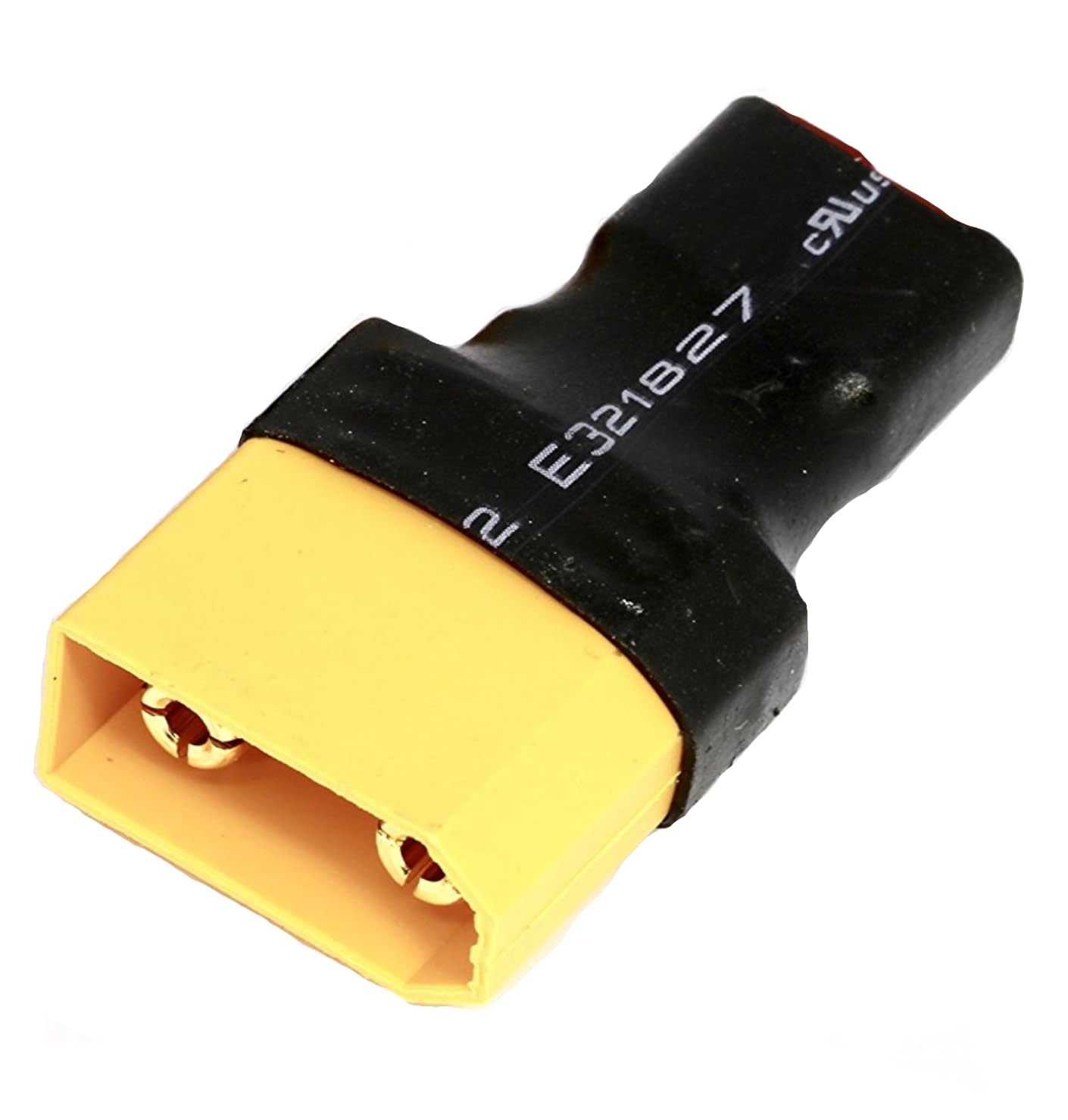 VUNIVERSUM Mr.stecker Modelbau® Premium adapterset, 2 stuks, EC5-stekker naar XT90 male vrouwelijke hoogstroomstekker, 5 mm gouden stekker, adapterkabel voor Lipo-accu, batterij