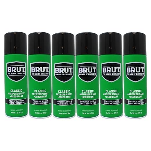 Brut Classic Scent Deodorant 6-Pack