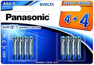 Panasonic Evolta AAA/Lr03 Alkaline Battery-(Pack of 8)
