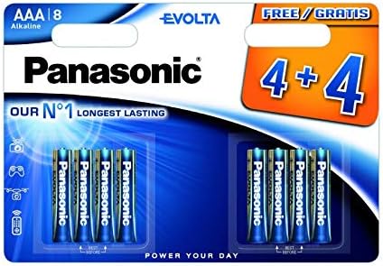 Panasonic Evolta AAA/Lr03 Alkaline Battery-(Pack of 8)