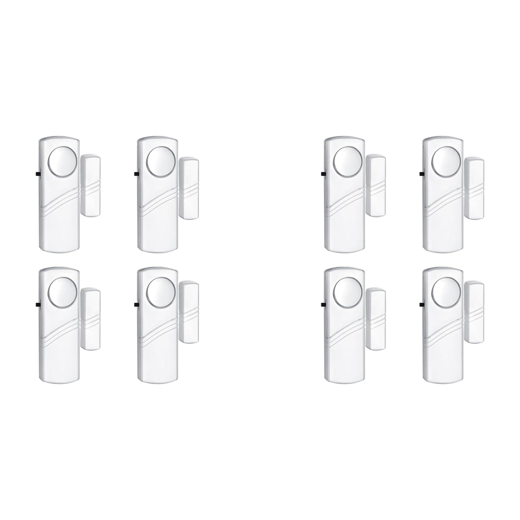Hfgdnchva 8Pcs Security Door Window Alarm, Wireless Door Window Burglar Alarm, Doorbell Alarms For Window Pool