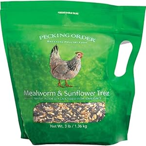 Pecking Order 9328 Mealworm & Sunflower Treat, 3 lb.