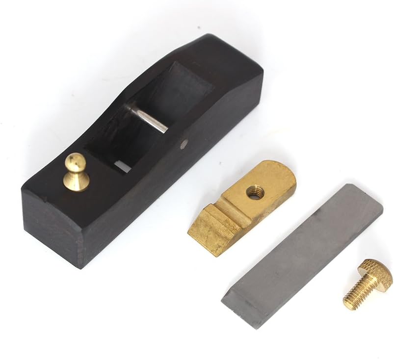 2pcs Wooden Leather Planer Set Flat Curved Sole Skiver Quality Leathercraft Safety Skife Knife