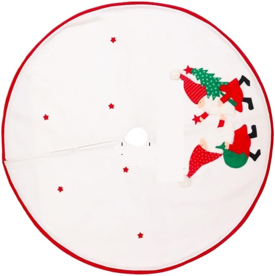 Tree Skirt Christmas Christmas Tree Skirt Christmas Decoration Embroidery Faceless Old Man Tree Skirt Christmas Tree Decoration Christmas Skirt Tree