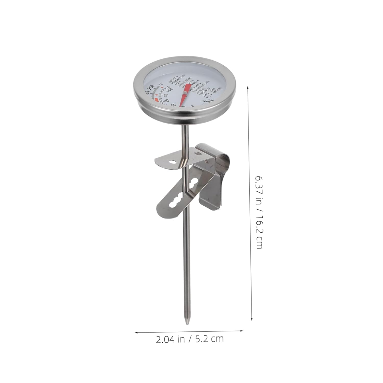 Portable Precision Probe Thermometer with 304 Stainless Steel, Detachable