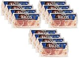 Kirkland Signature Premium Sliced Bacon - Naturally Hickory Smoked - 12 Total Packages of 1 Lb Each