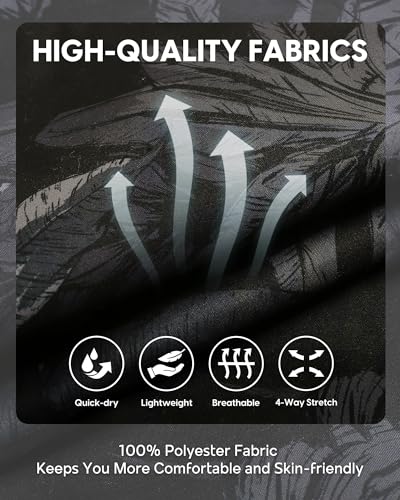 Mens Swim Trunks 5 Inch Swimming Shorts with Mesh Lining Quick Dry Bathing Suits for Men Swimwear4