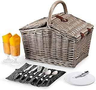 Picnic Time Piccadilly Picnic Basket For Two, Anthology Collection