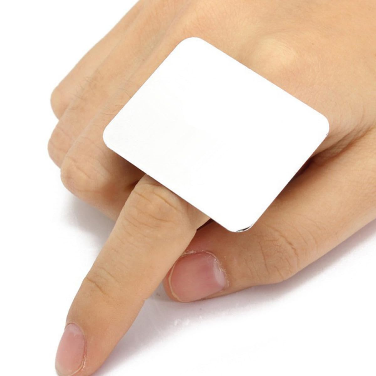 Set Palette per Trucco in Acciaio Inox con Spatole per Miscelare Pigmenti e Fondotinta, Tavolozza Cosmetica Professionale per Nail Art e Applicazione Make Up, per Truccatori