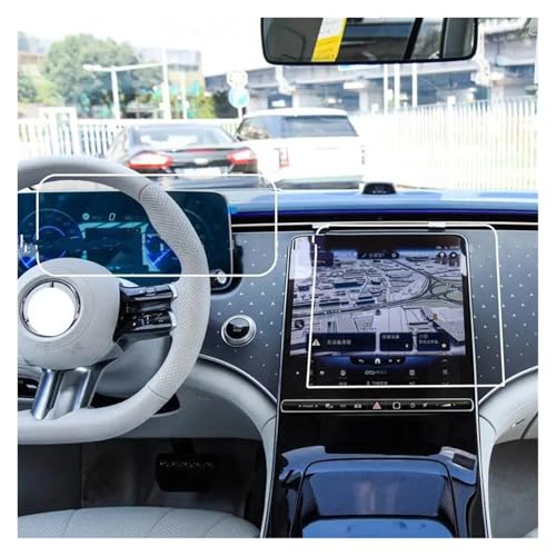 Protection d'écran Mercedes EQE 500 et 350 pour navigation GPS et LCD d'instruments 2023