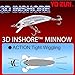 Yo-Zuri 3D Inshore Minnow Floating Lure, Sardine, 3.5