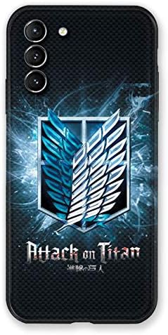 Cokitec Case for Samsung Galaxy S21 Plus Manga Attack Titan Black