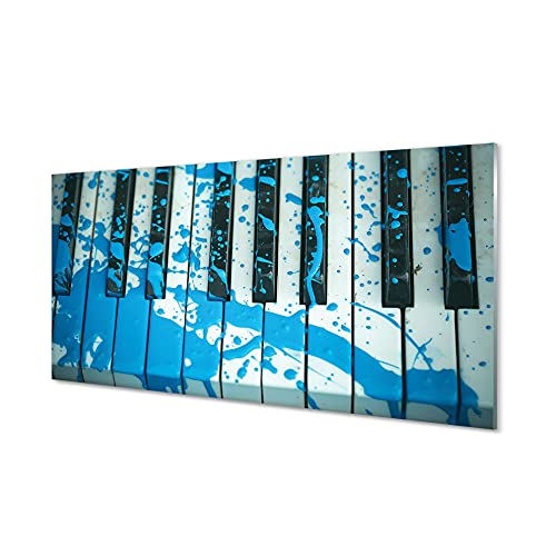 Impression sur verre 100x50cm Tulup piano tableau en verre décoration murale salon