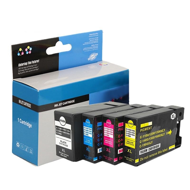 Cartouche PGI-1200XL cyan anti-bavure pour corriger les problèmes d'impression