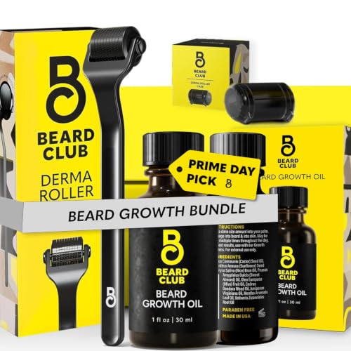 Beard Club Derma Roller Oil Kit