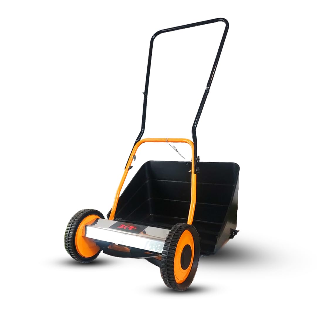 BKR Easy 350 Cylindrical Lawn Mower | 14-Inch Cutting Width, 6 Heavy-Duty Blades, Adjustable Height (12-45mm) & 40L Grass Collector | Ideal for Gardens up to 200 Sqm-picture-30