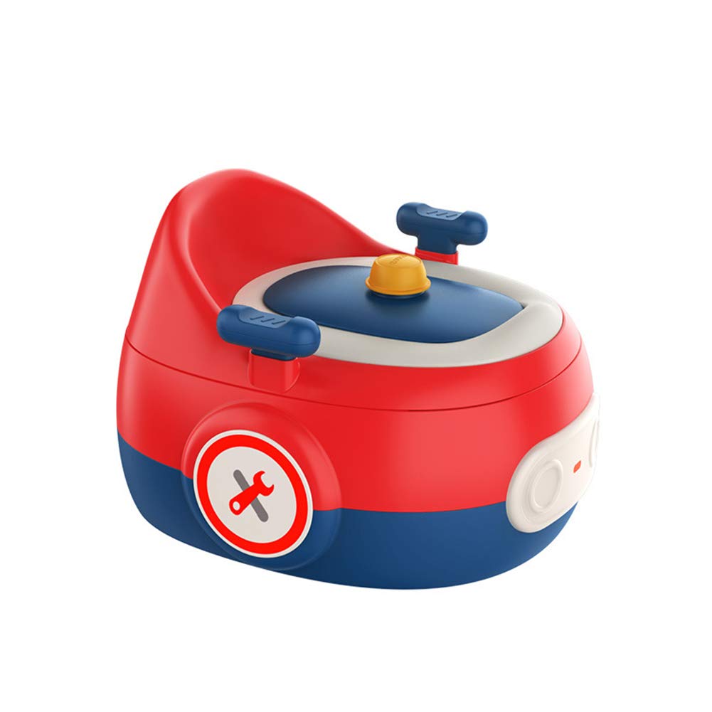 Baby Töpfchen Kinder Toilettensitz Kindersicheres Reisetöpfchen Abnehmbares Multifunktionsgerät Rutschfest Spritzschutz Mit Bezug und Armlehne für Jungen und Mädchen