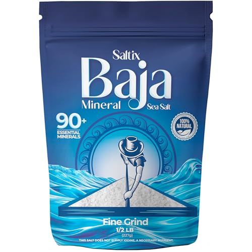 Saltix Baja Mineral Sal Marina Fina 8 oz Unidad miniatura 1