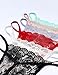 Vision Underwear 6 Pack Sexy Floral Lace G-String Thong Panties L243 (Large) Assorted Colors