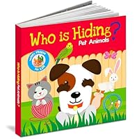Who Is Hiding - Pet Animals (Board Book) 9376898222 Book Cover