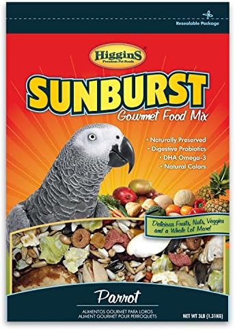 Sunburst Gourmet Blend Higgins Sunburst Parrot Food 25 Lbs Higgins