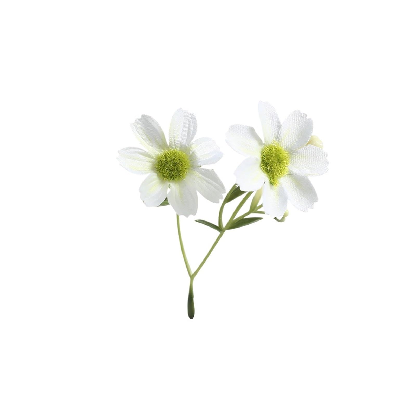 Casetlong 10/20Pcs Artificial Flowers 10CM Fake Flower For Ornament Home Decor Wedding Decoration DIY Accessory(White,20Pcs)