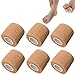 nuluxi 6 stück Selbsthaftend Bandage Hautfarbe Elastisch wasserabweisend Bandage Medizinische Fixierbinde für Verstauchungen Schwellungen und Schmerz an Handgelenk und Knöchel (Hautfarbe)