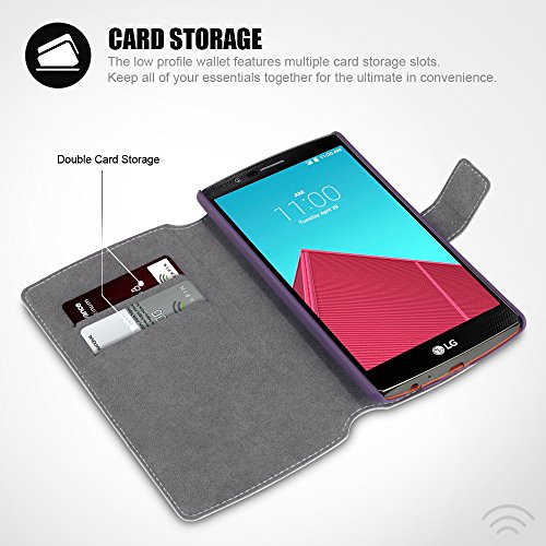 TERRAPIN LG G4 Cover, Cover di Pelle con Funzione